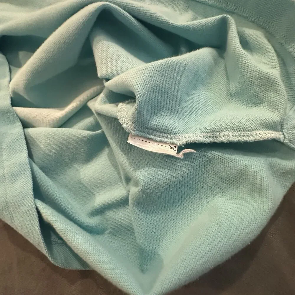 Polo Ralph Lauren Ombre Shirt Mens XL Custom Slim Fit Dip Dye White Blue